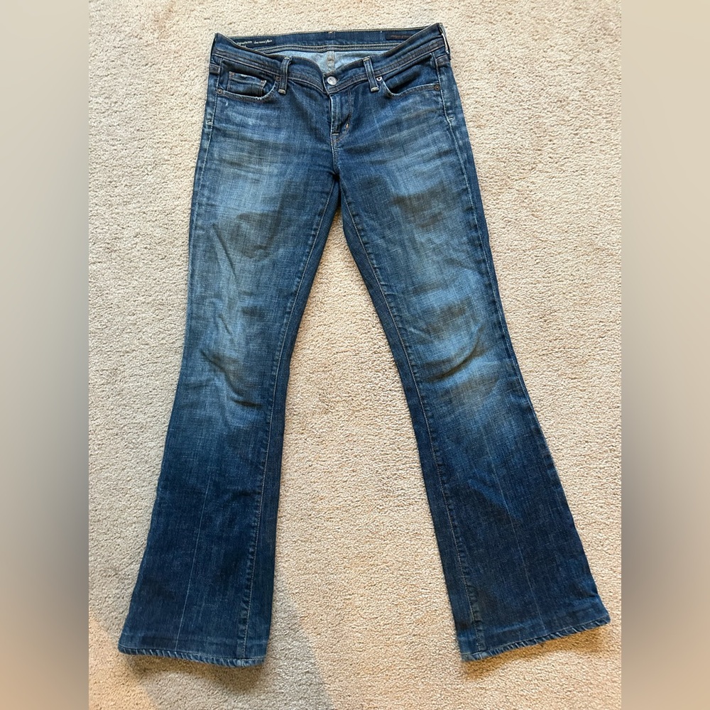 Citizens Of Humanity Dark Blue Flare Jeans